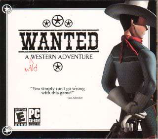 WANTED A Wild Western Adventure Cowboy PC Game NEW BOX 625904442208 