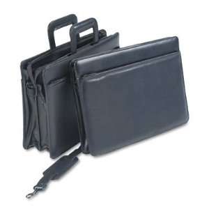  Tri Pocket Tufide® Portfolio, 16 1/4w x 4d x 12h, Black 