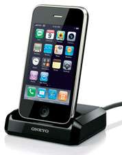 The optional Onkyo UP A1 dock for iPhone/iPod lets you connect 