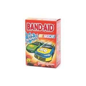  Band Aid Adhesive Bandages, Nascar Variety Pack 20s 20 ea 
