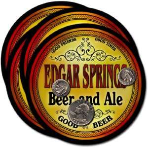  Edgar Springs, MO Beer & Ale Coasters   4pk Everything 