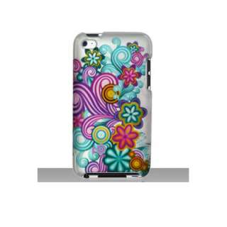 iPod Touch 4G 4th Gen Colorful Flowers Hard Case Cover  