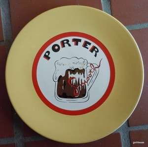 Pottery Barn Beer Plate 8 Porter  