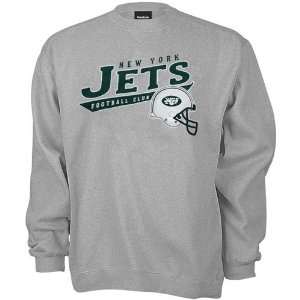  Reebok New York Jets Ash The Call Is Tails Crew Sweatshirt 