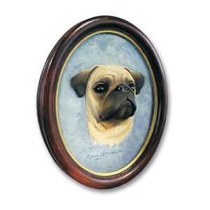  Fawn Pug Sculptured 3D Dog Portrait