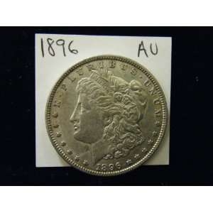  1896 Silver Morgan Dollar AU 