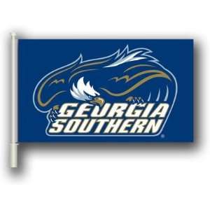 NCAA Georgia Southern Eagles 11x18 Car Flags with Bracket ( Set of 