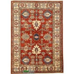  5 9 x 8 1 Kazak Hand Knotted Oriental rug