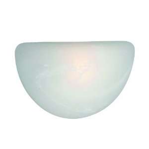   Multi Family One Light Wall Sconce, Marbled Glass Finish Home
