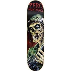  Zero Thomas Zombie Soldier Skateboard Deck   8.12 Sports 