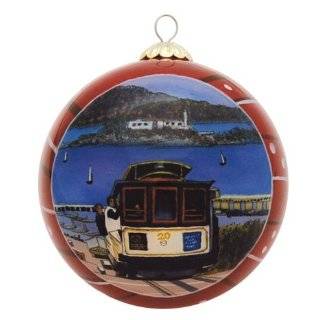 San Francisco Christmas Ornament   Cable Car