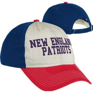  New England Patriots Adjustable Hat Garment Washed Team Name 