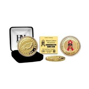  Philadelphia Eagles BCA 24KT Gold Game Coin Sports 