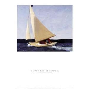  Sailing artist Edward Hopper 36x24