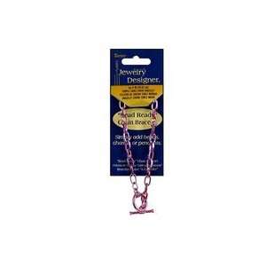 Darice Jewelry Designer Bracelet 8 Cable Chain Purple 