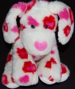 Build A Bear Valentine Hearts Fur You Plush Puppy Dog  