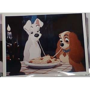  DISNEY LADY AND THE TRAMP 3X5 PHOTO 