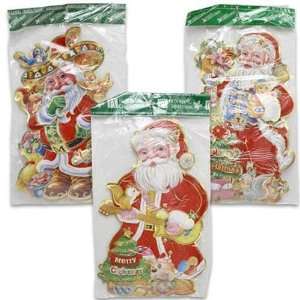   Santa with Glitter Pop up Decoration 17 Case Pack 48