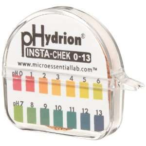   Insta Chek Wide Range pH Test Paper Dispenser, 0   13 pH, Single Roll