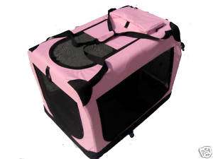36 Portable Pink Pet Dog House Soft Crate Carrier (814836012508 