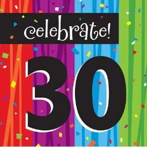  Milestone Celebrations 30th Birthday Lunch Napkins 16 Pack 