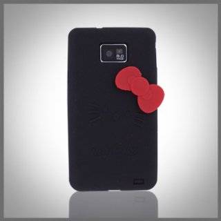 Hello Kitty Black Silicone w bow (bow color may vary) Flexa silicone 