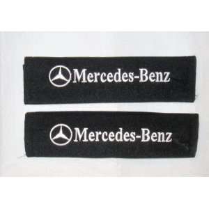  Mercedes Benz Seat Belt Shoulder Pad White One Pair 