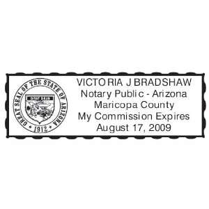  Pre Ink Notary Stamps   Arizona