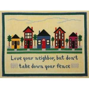  Love Your Neighbor   Cross Stitch Pattern Arts, Crafts 