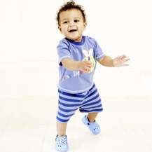   , most babies take their first steps between 13 and 15 months old