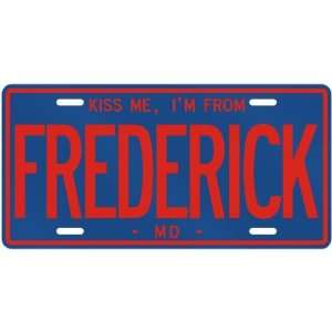   FROM FREDERICK  MARYLANDLICENSE PLATE SIGN USA CITY