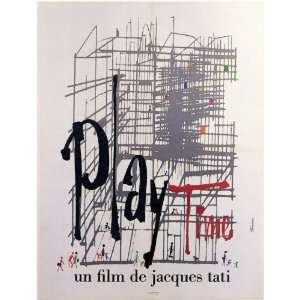 Playtime Movie Poster (11 x 17 Inches   28cm x 44cm) (1967) Foreign 