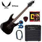 Dean Guitars Custom 250 Classic Black Electric Guitar/Dime Amp Kit 