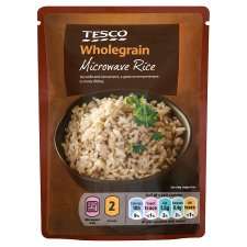 Tesco Microwave Wholegrain Rice 250G   Groceries   Tesco Groceries
