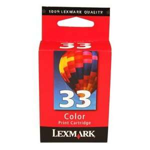  LEXMARK Ink Cartridge, Z818, 815,812,810, Color #33 X5210 