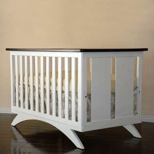 Eden Baby Furniture 90210 Madison Crib   White/Espresso  Baby 