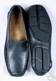 CLARKS Trulli Black Leather Mens Shoes Loafers New  
