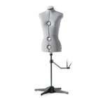 SINGER DF150G Adjustable Dress Form, Gray, Medium