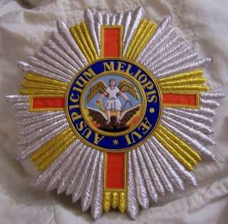 Order St. Michael George Saint Royal Ceremony Crest COA  