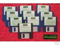 Akai s900, s 900, S 950 Floppy Disks Your Pick 3.5  