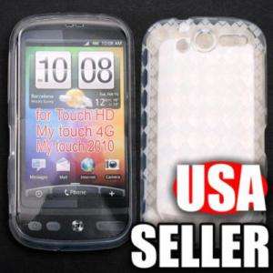 Clear TPU Silicone Gel Case for HTC T Mobile Mytouch 4G  