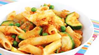 Summer vegetable pasta   A healthy veggie delight for all the family.