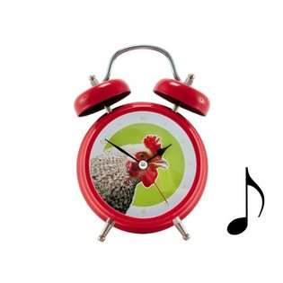 Present Time Wanted Alarm Clock Animal Sound, Rooster 