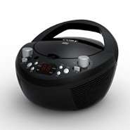 Coby Portable CD Player with AM/FM Stereo Tuner Boombox in Black at 