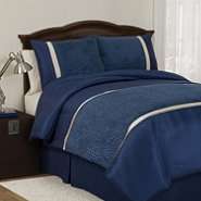 Lush Decor Animal Plush Juvy 4pc Full Comforter Set Royal Blue at 