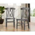 Oxford Creek Antique Black Chairs (set of 2)