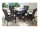 Lucia Bay All Weather Wicker 5 Piece Dining Set