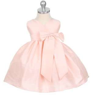 Baby Party Dress   Pink Bow  Sweet Kids Baby Baby & Toddler Clothing 