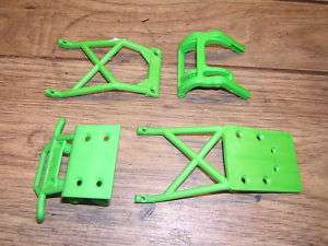 NEW TRAXXAS STAMPEDE GRAVE DIGGER SKID PLATES BUMPERS  