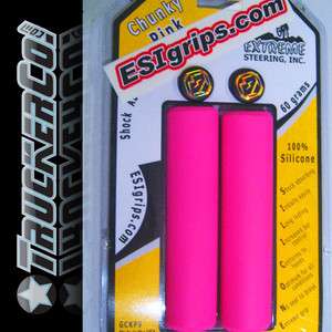 Chunky Pink ESI Grips silicone foam handlebar lenkergriffe punhos 